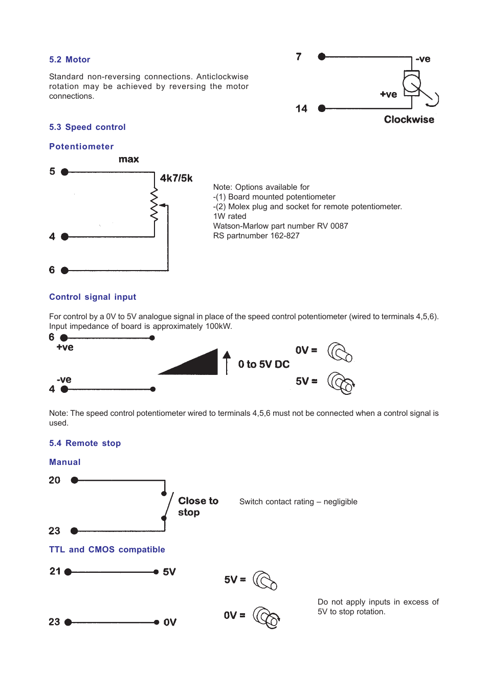 Watson-Marlow OEM User Manual | Page 4 / 9