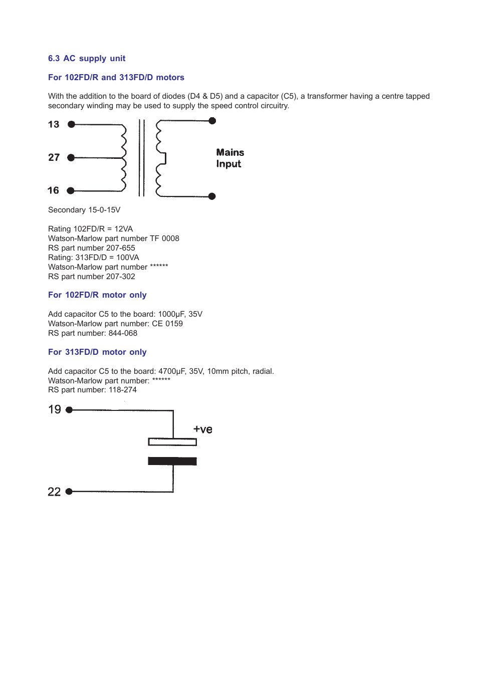 Watson-Marlow OEM User Manual | Page 6 / 9