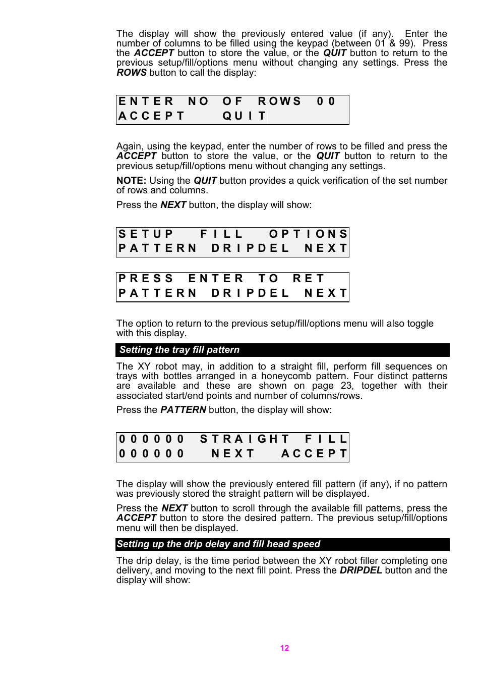 Watson-Marlow 5O5XY Robot User Manual | Page 12 / 29