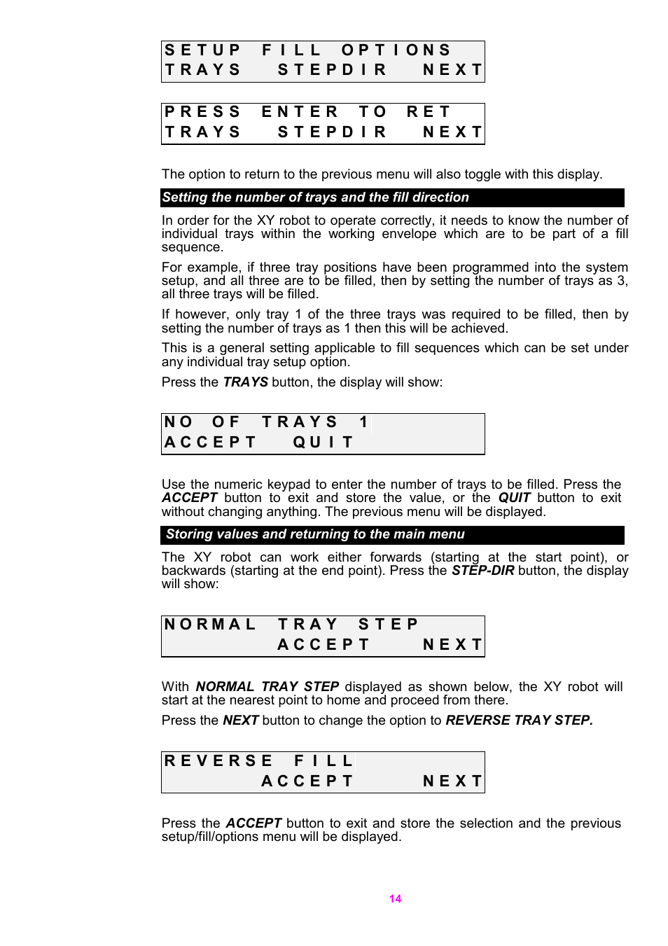 Watson-Marlow 5O5XY Robot User Manual | Page 14 / 29