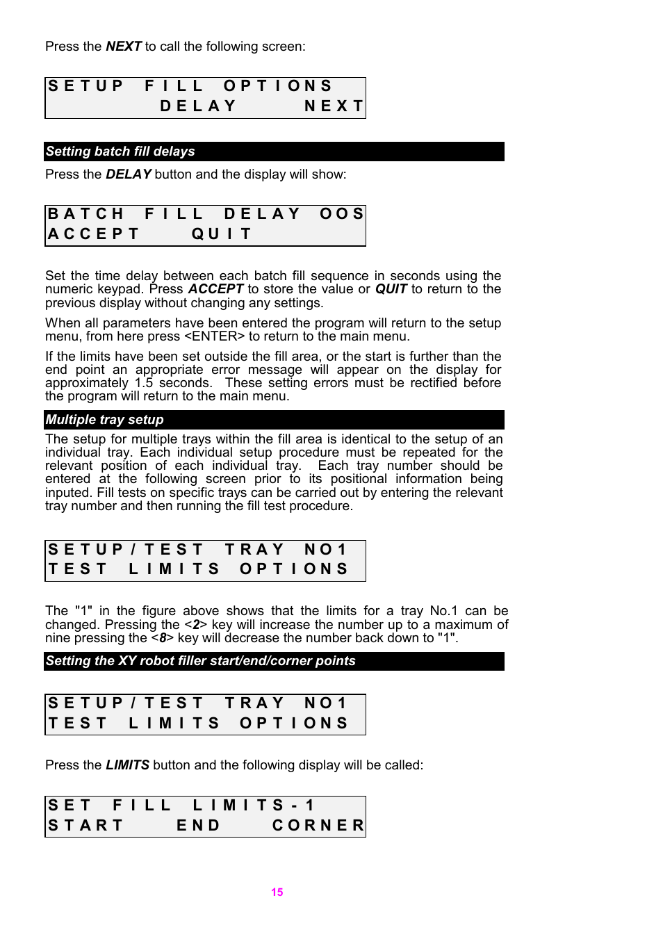 Watson-Marlow 5O5XY Robot User Manual | Page 15 / 29