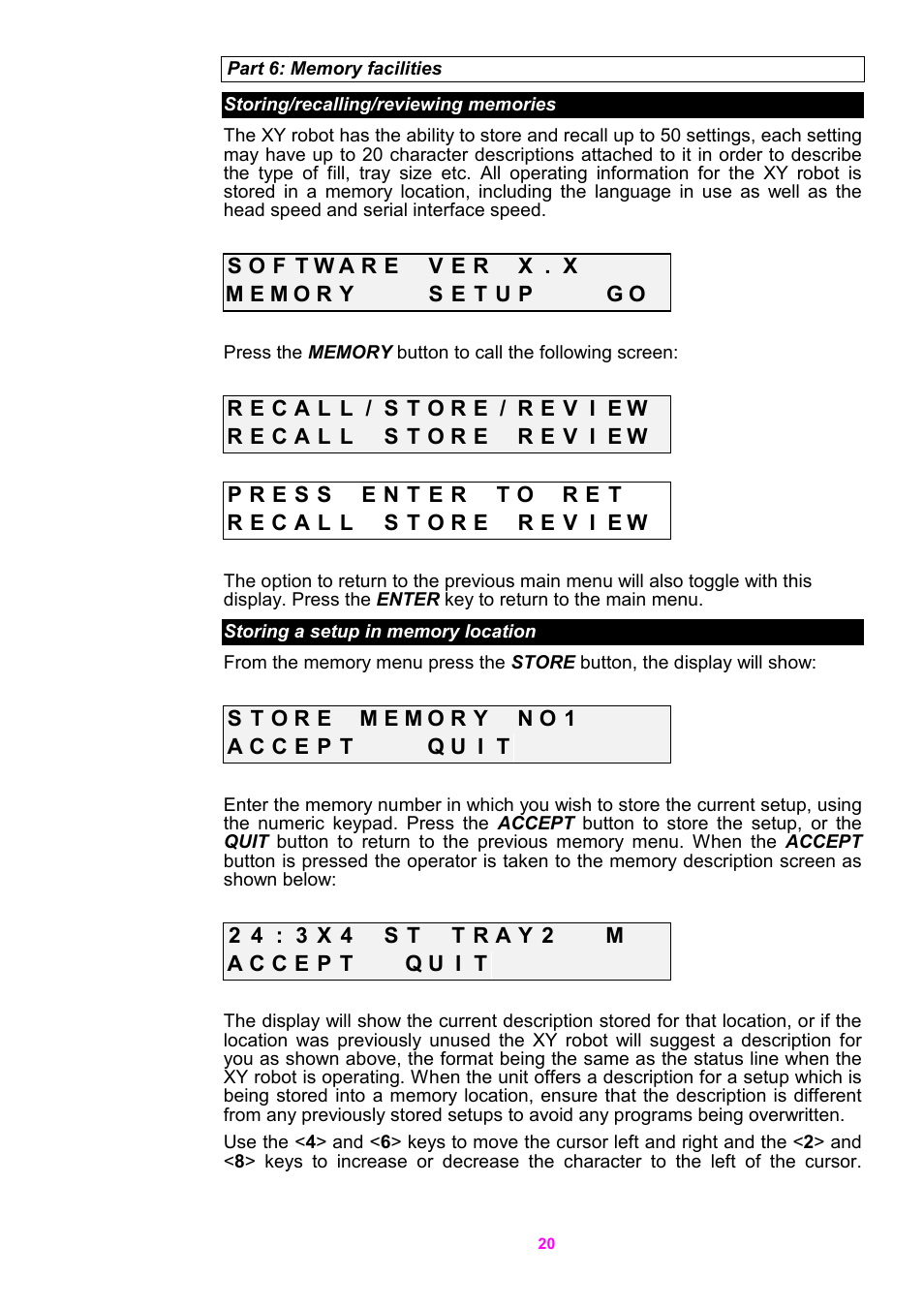 Watson-Marlow 5O5XY Robot User Manual | Page 20 / 29