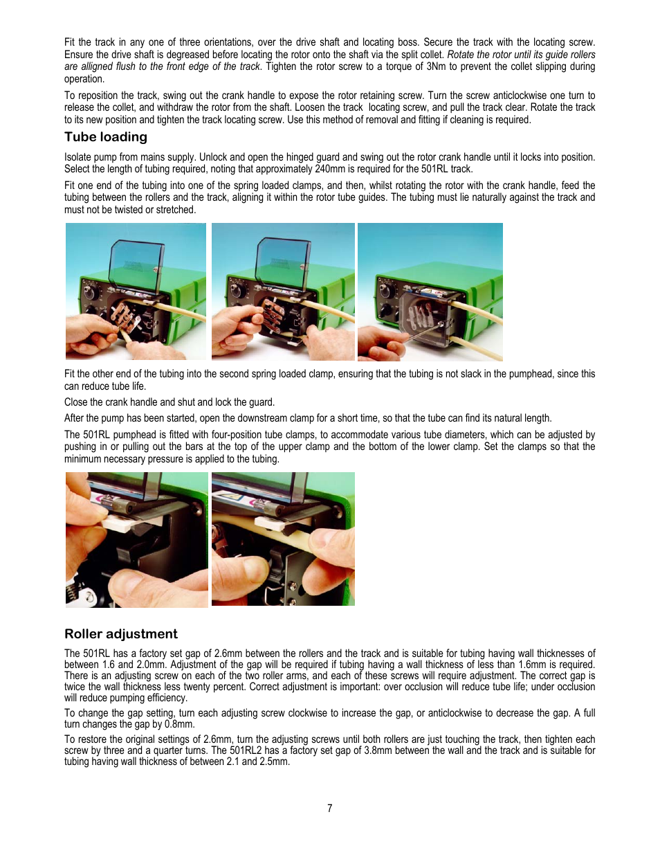 Watson-Marlow 505U User Manual | Page 7 / 19