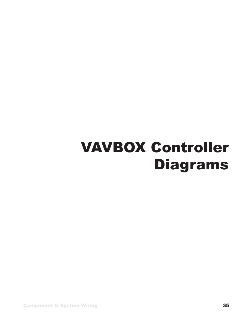 Vavbox controller diagrams | WattMaster VAV User Manual | Page 35 / 64