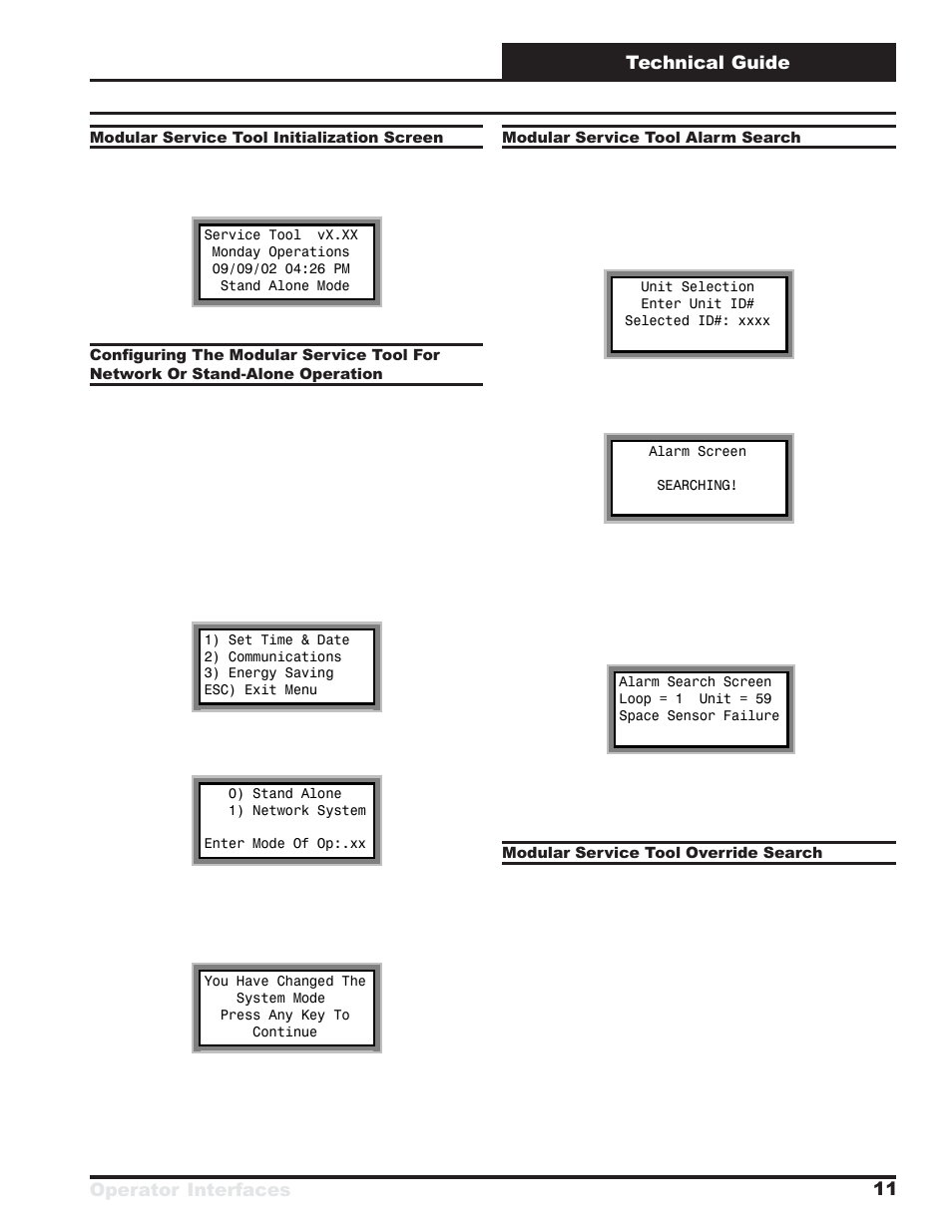 Operator interfaces technical guide 11 | WattMaster VAV System User Manual | Page 11 / 36