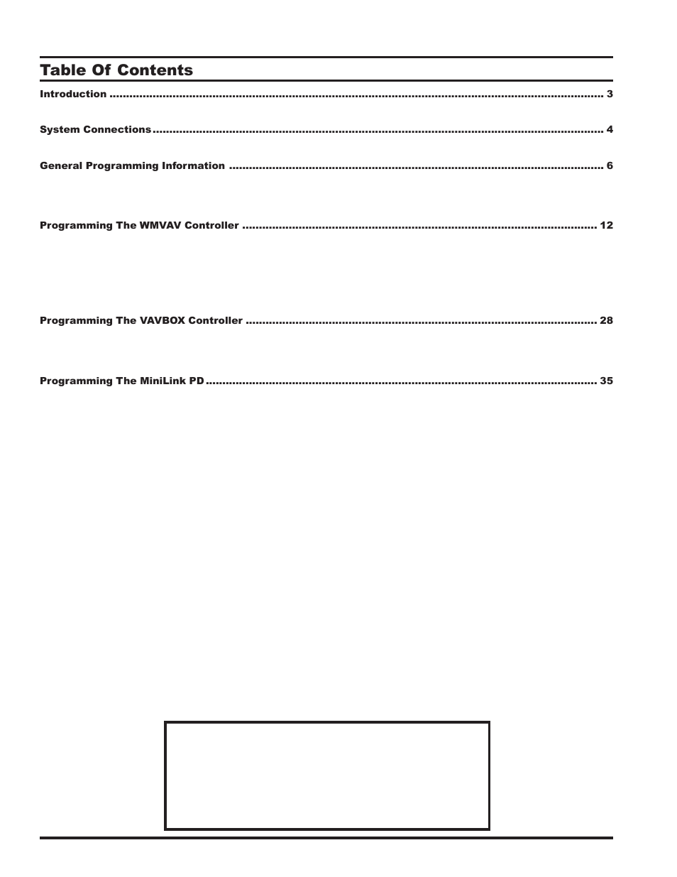 WattMaster VAV System User Manual | Page 2 / 36