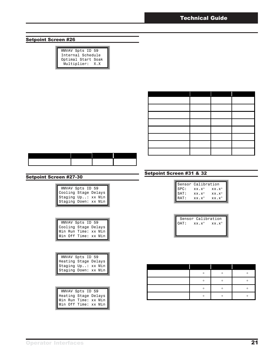 Operator interfaces technical guide 21 | WattMaster VAV System User Manual | Page 21 / 36
