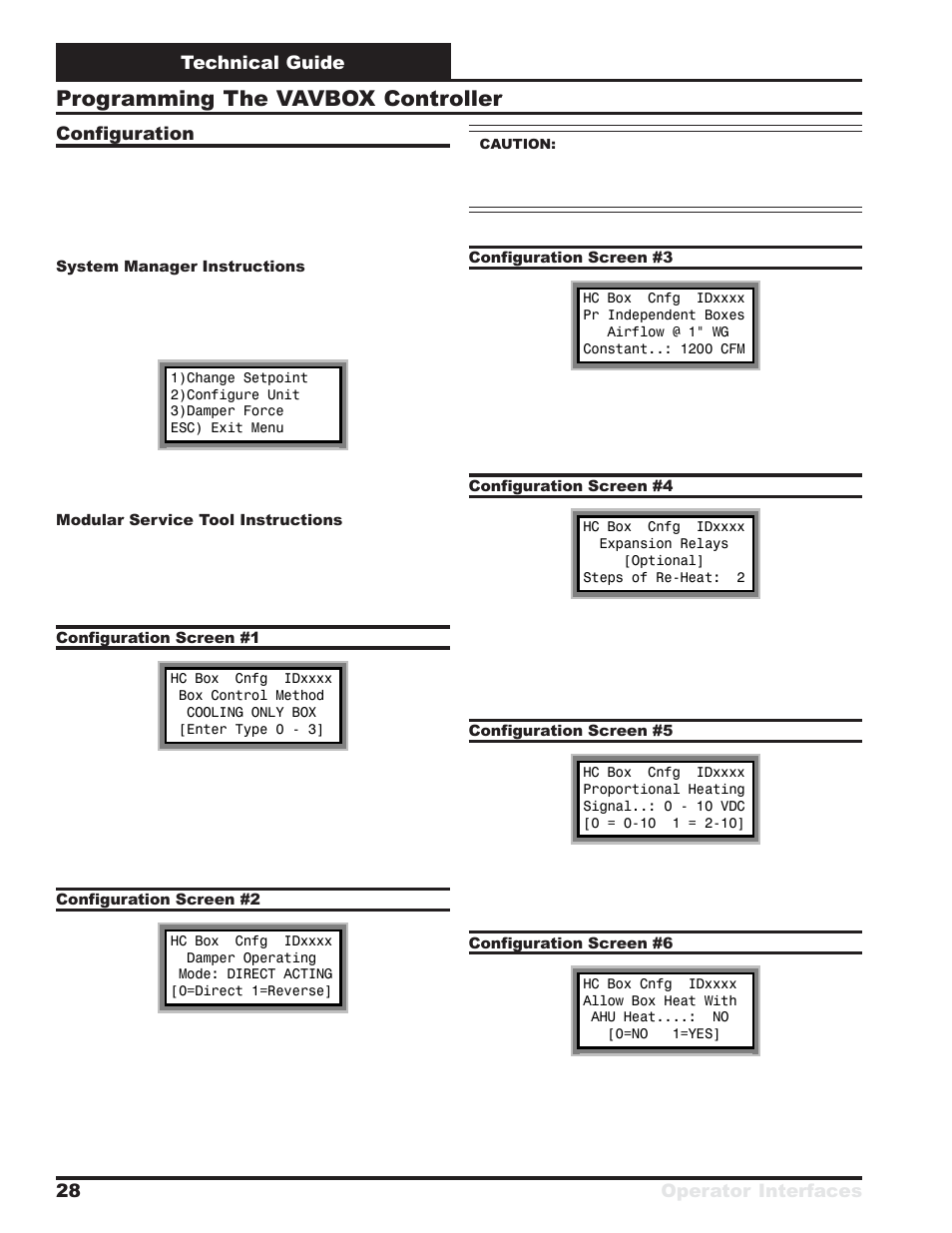 Programming the vavbox controller | WattMaster VAV System User Manual | Page 28 / 36