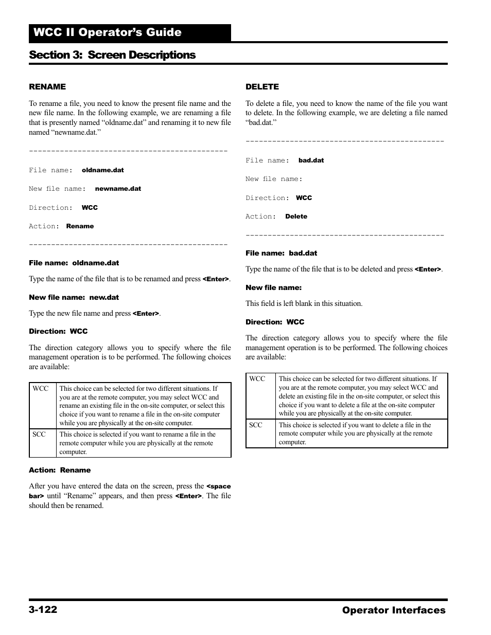 Operator interfaces 3-122 | WattMaster WCC II User Manual | Page 154 / 252