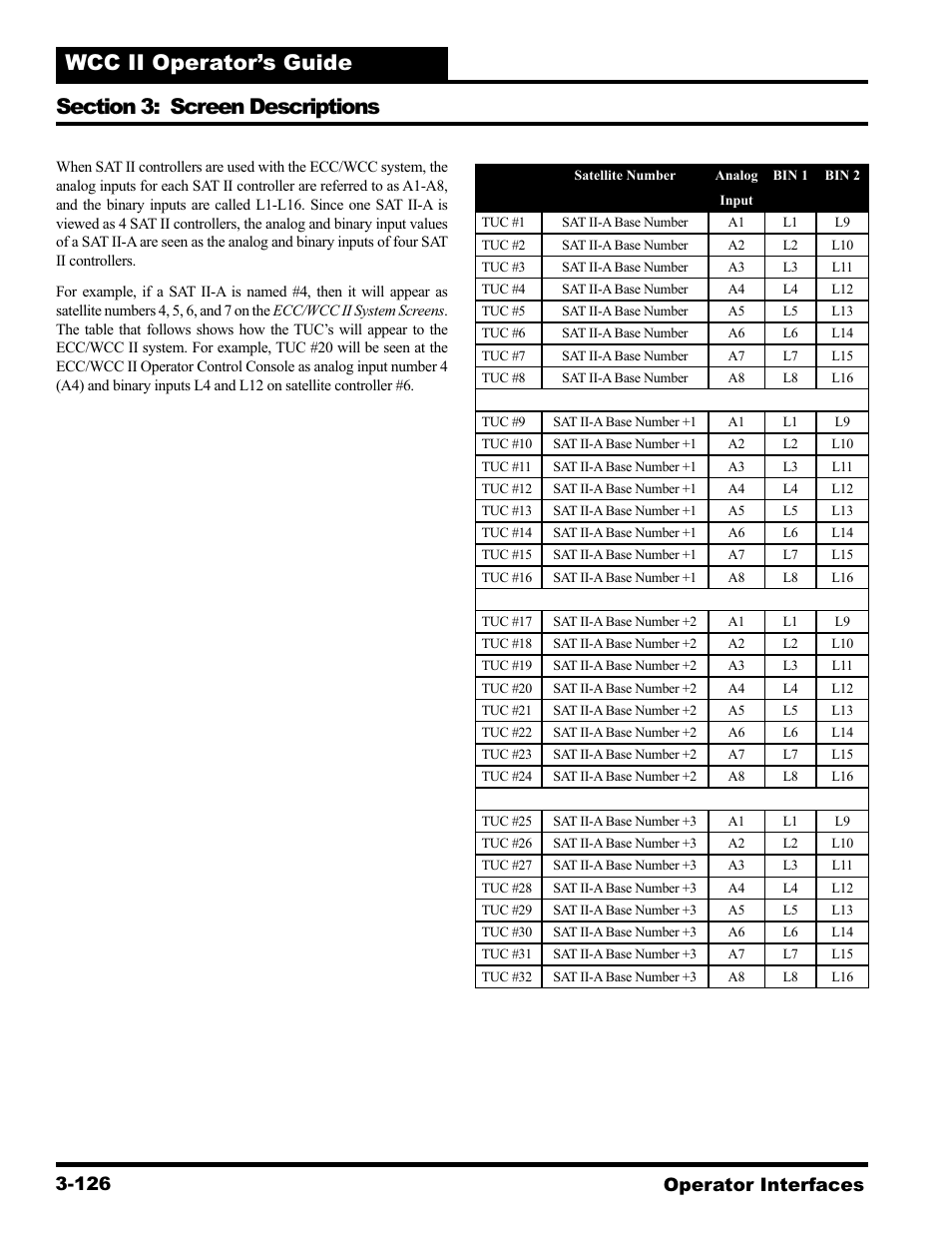 Operator interfaces 3-126 | WattMaster WCC II User Manual | Page 158 / 252