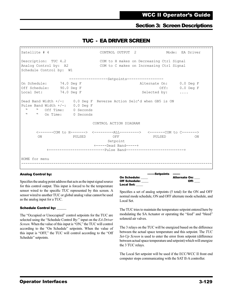 Tuc - ea driver screen | WattMaster WCC II User Manual | Page 161 / 252