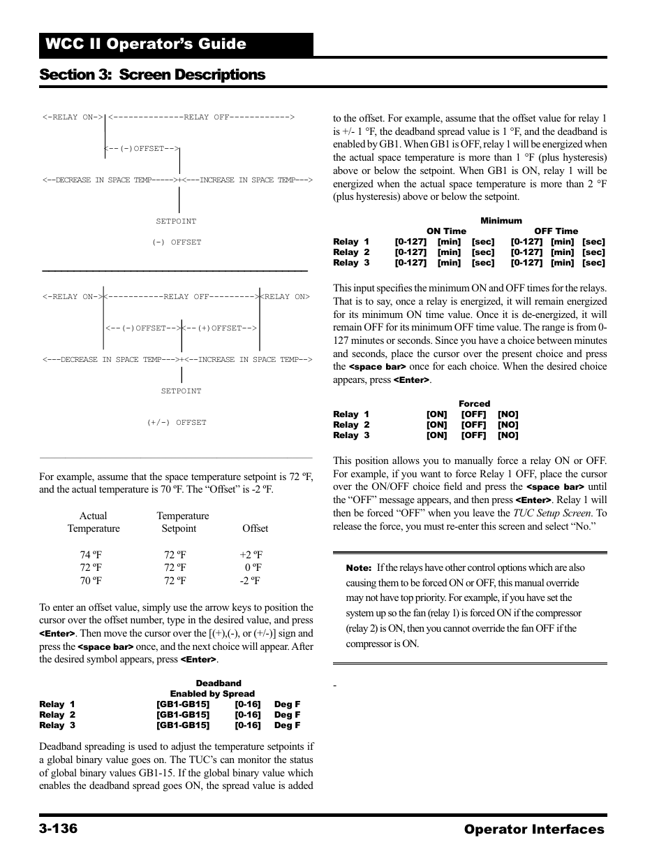 Operator interfaces 3-136 | WattMaster WCC II User Manual | Page 168 / 252