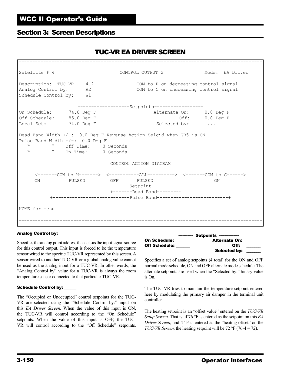 Tuc-vr ea driver screen | WattMaster WCC II User Manual | Page 182 / 252