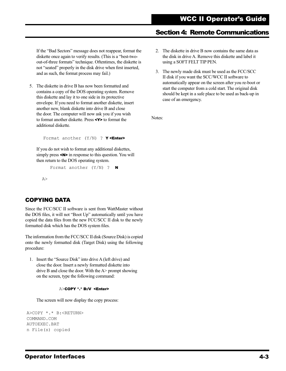 WattMaster WCC II User Manual | Page 191 / 252