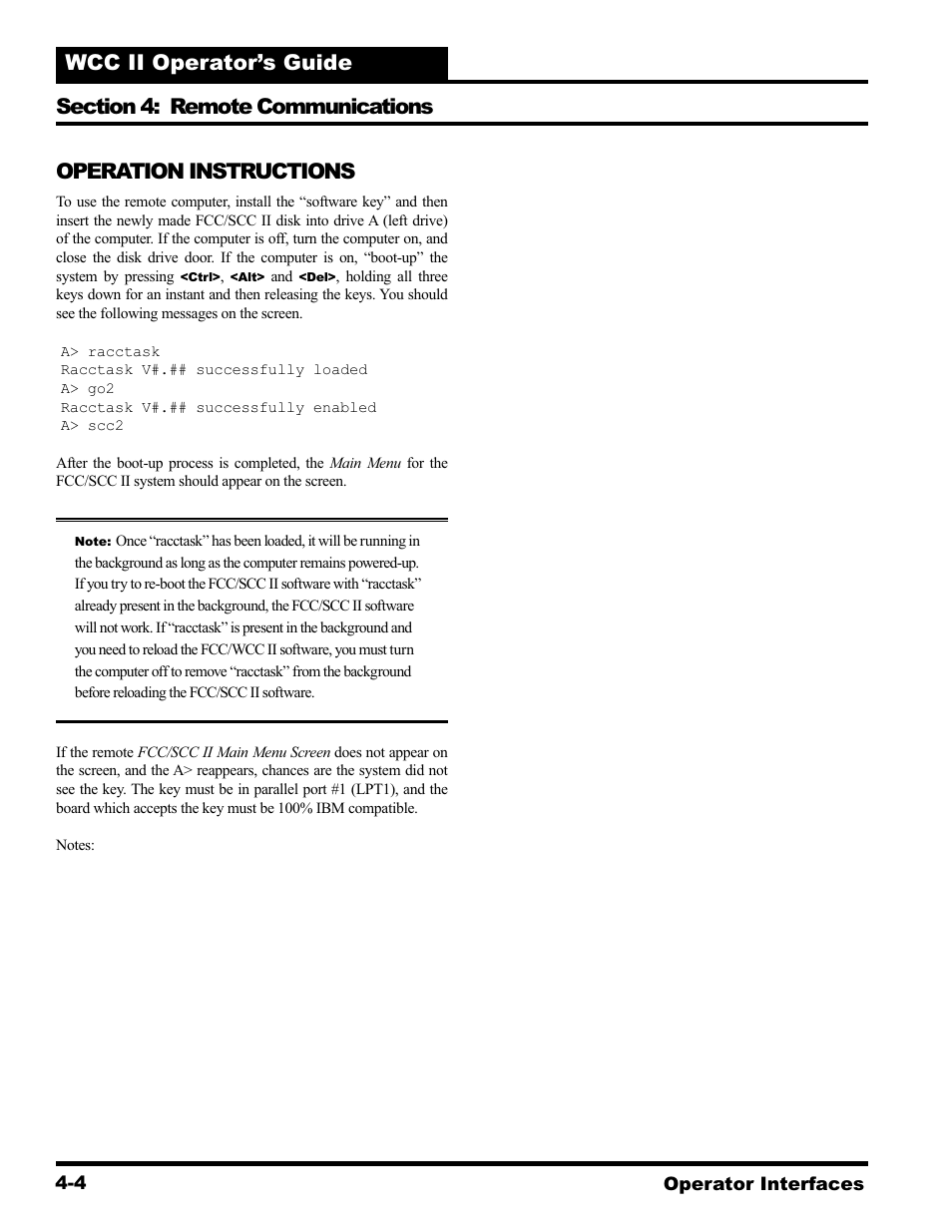Operation instructions | WattMaster WCC II User Manual | Page 192 / 252