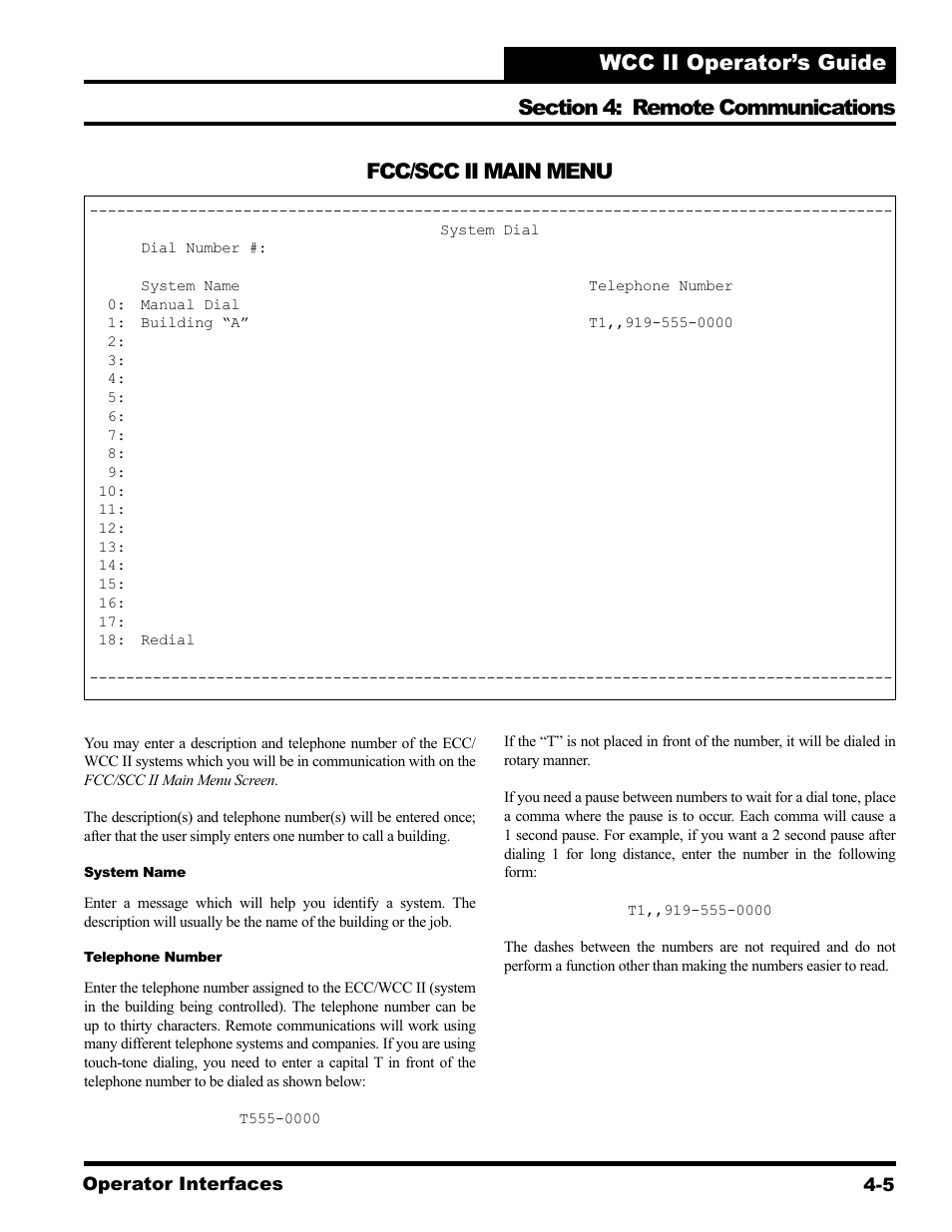 Fcc/scc ii main menu | WattMaster WCC II User Manual | Page 193 / 252