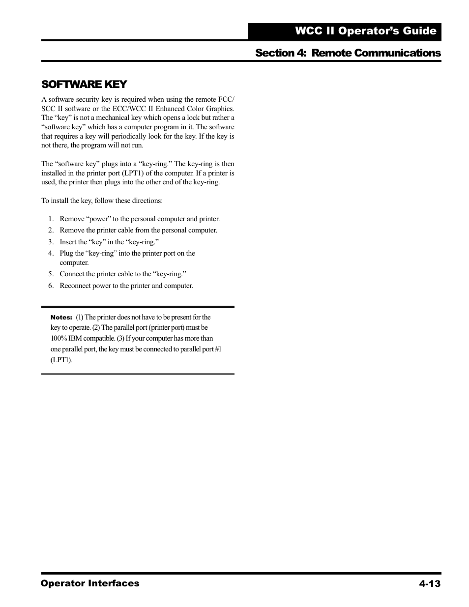 Software key | WattMaster WCC II User Manual | Page 201 / 252