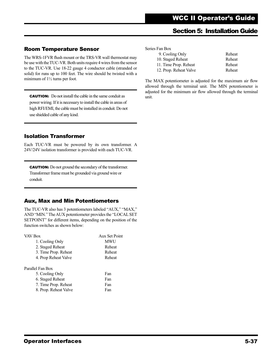 WattMaster WCC II User Manual | Page 239 / 252