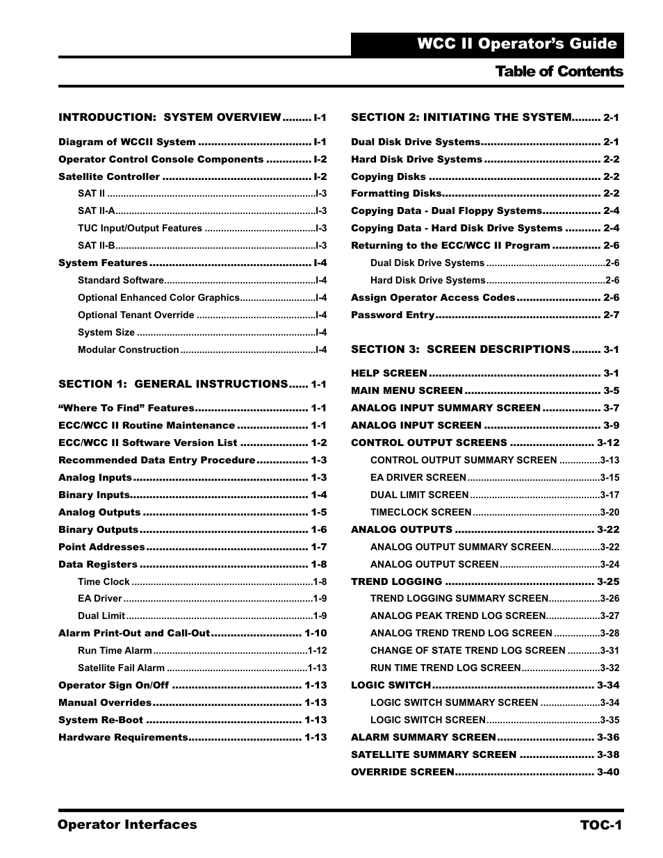 WattMaster WCC II User Manual | Page 3 / 252