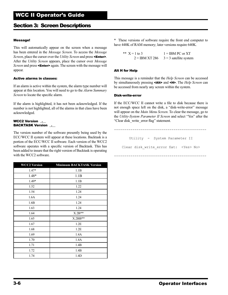 Operator interfaces 3-6 | WattMaster WCC II User Manual | Page 38 / 252