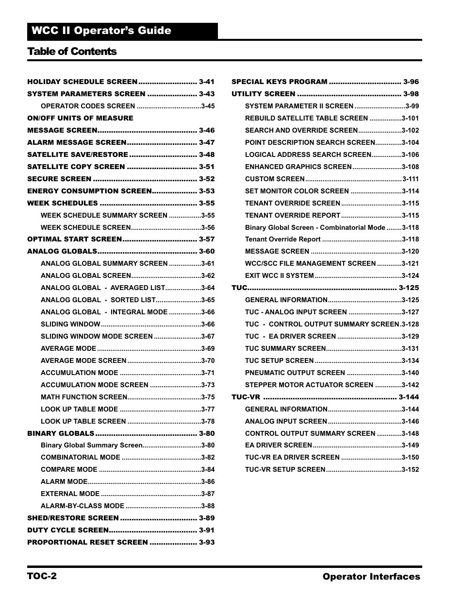 WattMaster WCC II User Manual | Page 4 / 252