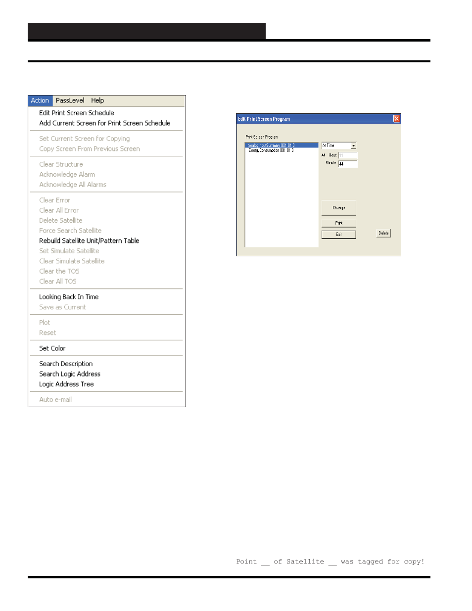 Wcc3.exe screen descriptions, Wcc iii main menu tool bar, Wcc iii technical guide 3-4 action menu | WattMaster WM-WCC3-TGD-01B User Manual | Page 118 / 846