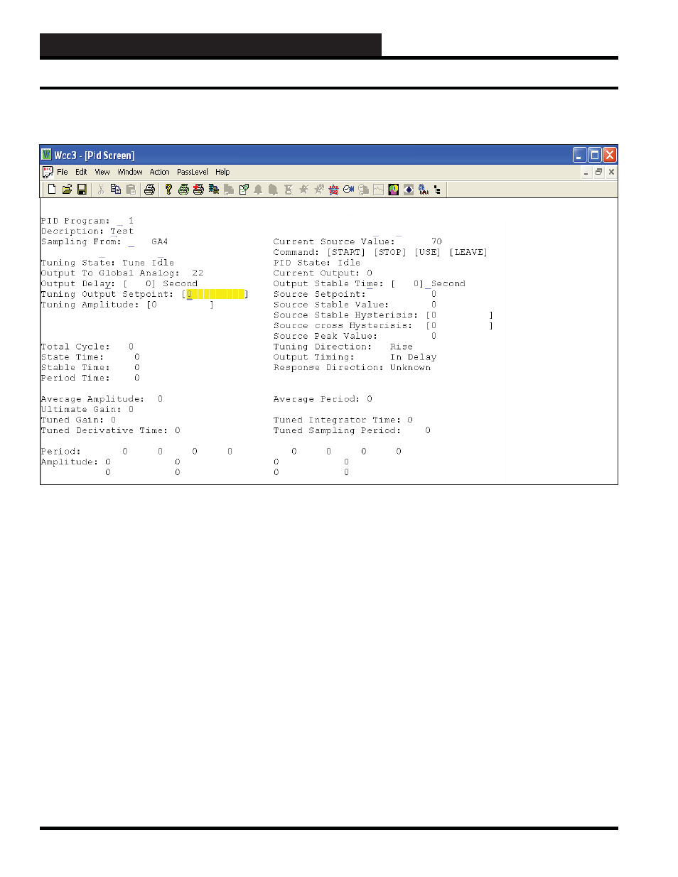 Wcc3.exe screen descriptions, Tuning pid programs screen, Pid tuning screen | WattMaster WM-WCC3-TGD-01B User Manual | Page 232 / 846