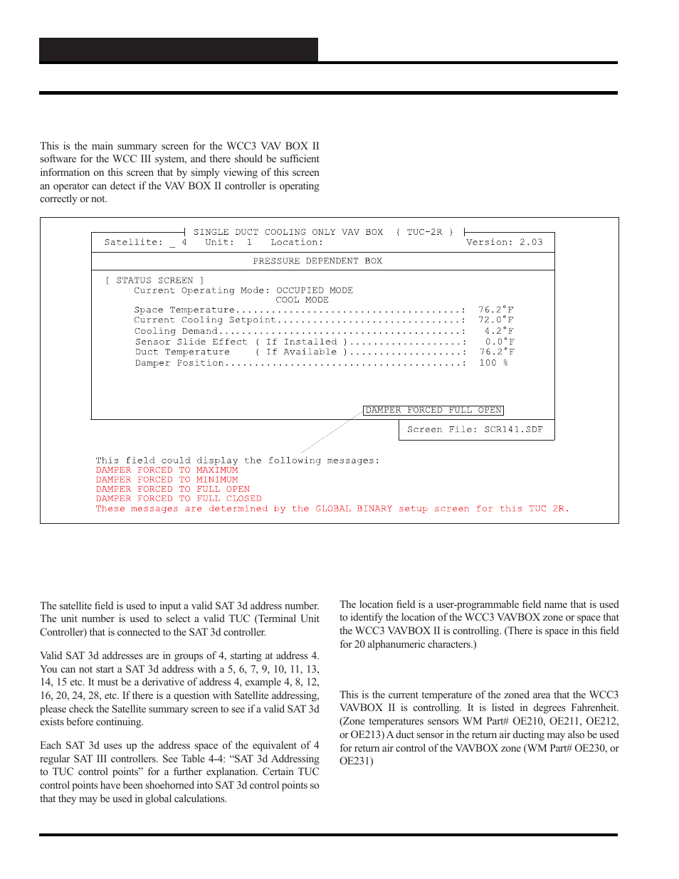 Single duct cooling only screen | WattMaster WM-WCC3-TGD-01B User Manual | Page 340 / 846