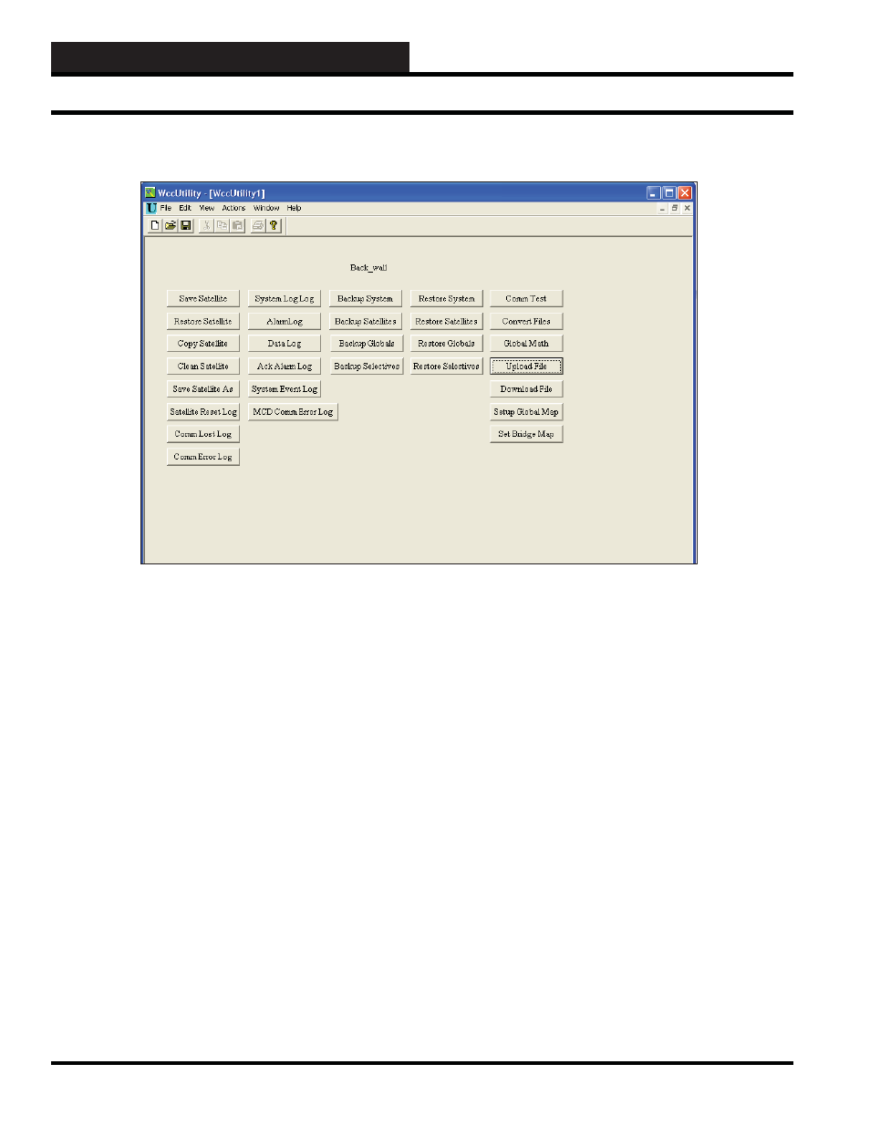 Wccutility.exe screens, Utility screen, Main utility screen | WattMaster WM-WCC3-TGD-01B User Manual | Page 388 / 846