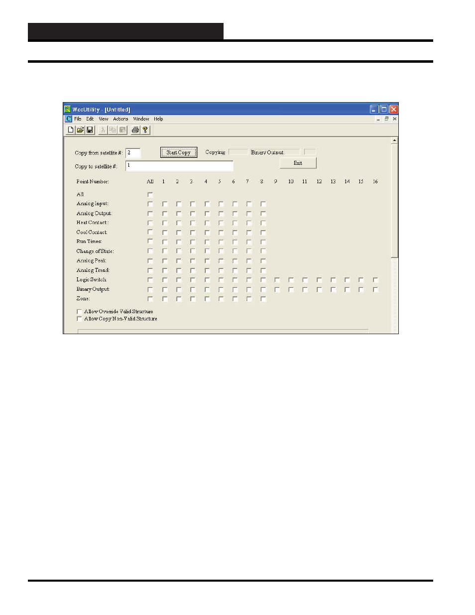 Wccutility.exe screens, Copy satellite screen copy satellite screen | WattMaster WM-WCC3-TGD-01B User Manual | Page 392 / 846