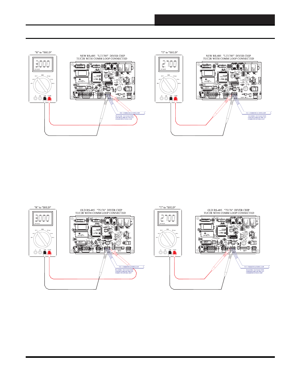 Rs-485 communications, Tuc-2r troubleshooting with a digital voltmeter | WattMaster WM-WCC3-TGD-01B User Manual | Page 467 / 846