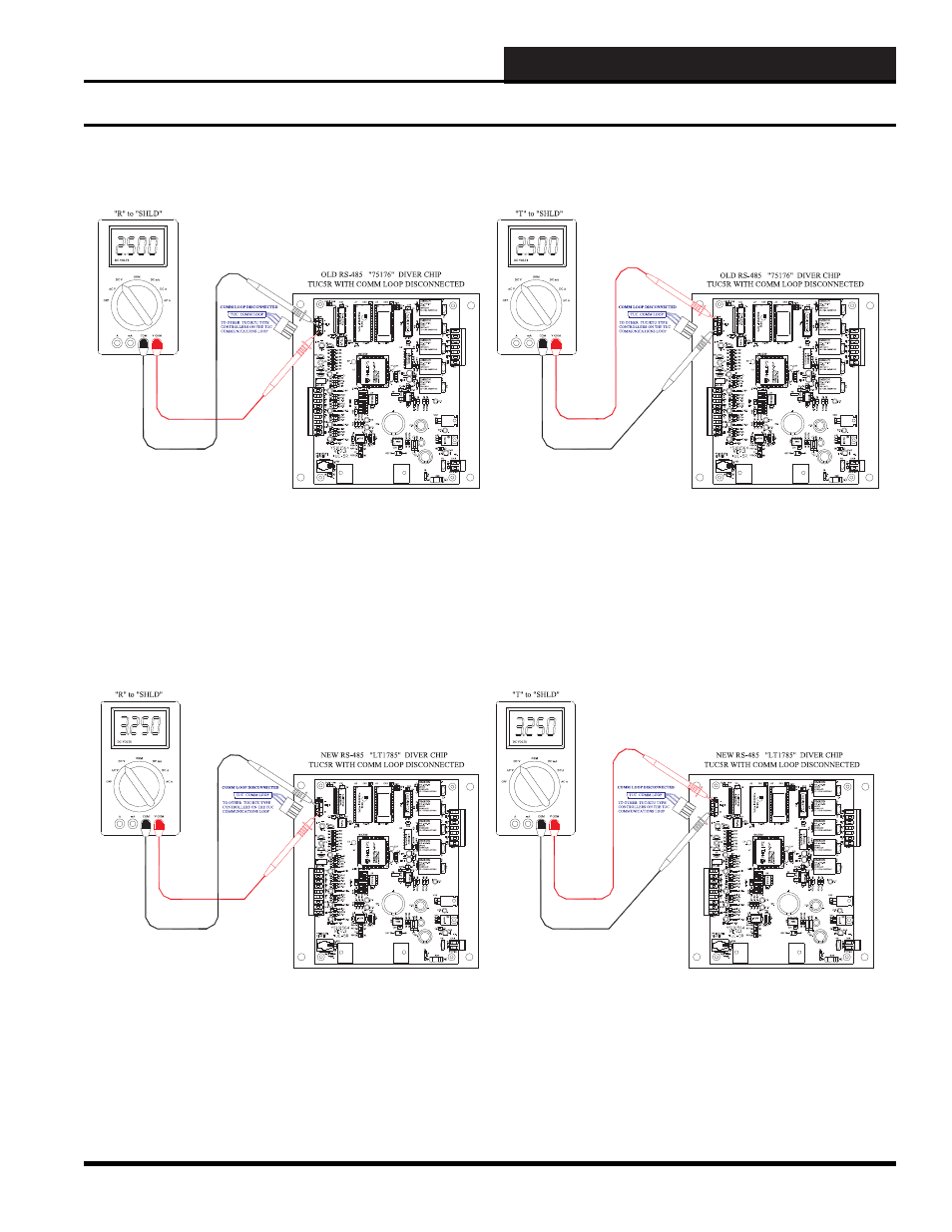 Rs-485 communications, Tuc-5r troubleshooting with a digital voltmeter | WattMaster WM-WCC3-TGD-01B User Manual | Page 469 / 846