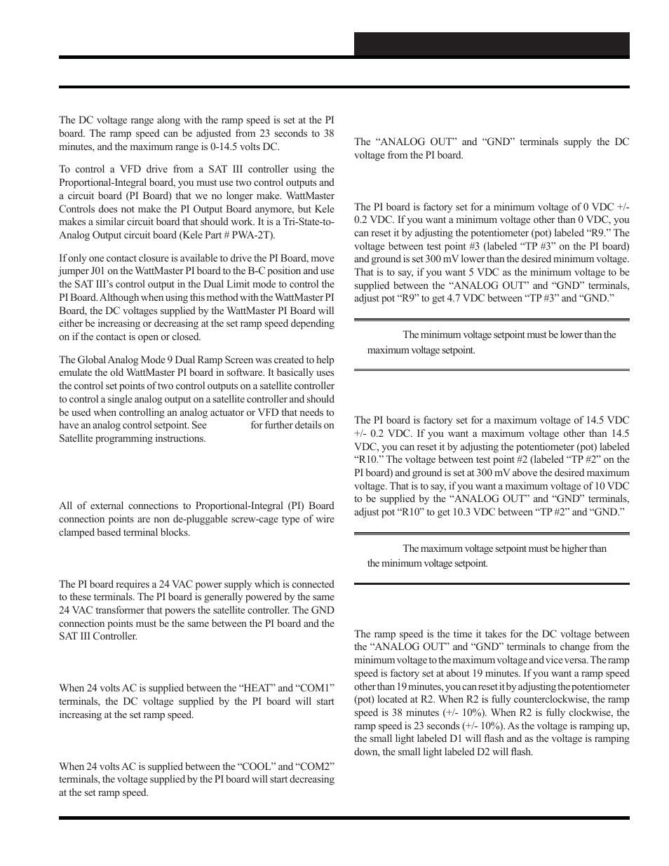 Wcc iii installation guide, Pi board connection points | WattMaster WM-WCC3-TGD-01B User Manual | Page 521 / 846