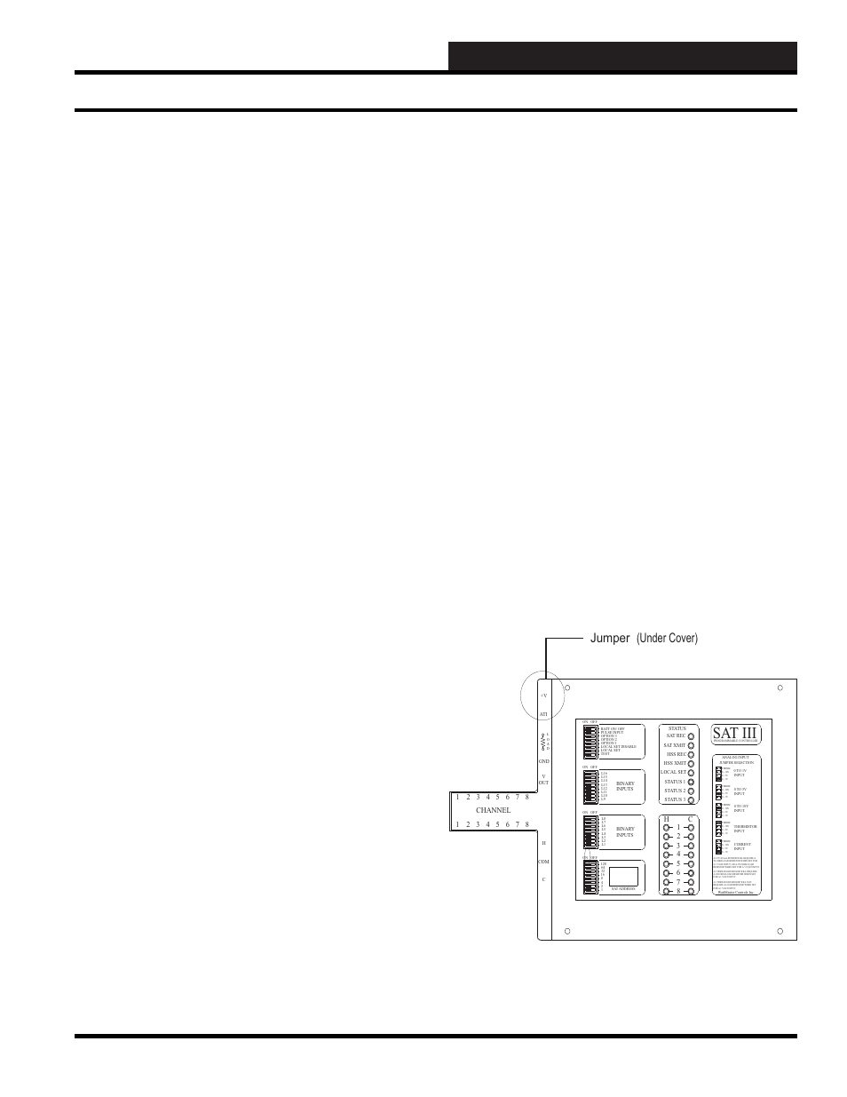 General instructions, Recommended data entry procedure, Analog inputs | Data entry sequence and analog inputs, Wcc iii technical guide 1-3, Sat iii, Jumper (under cover) | WattMaster WM-WCC3-TGD-01B User Manual | Page 57 / 846