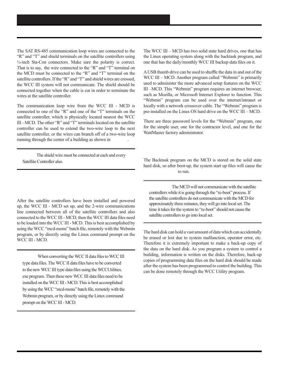 Wcc iii - mcd installation guide, Initiating the system, Mcd system files | WattMaster WM-WCC3-TGD-01B User Manual | Page 598 / 846