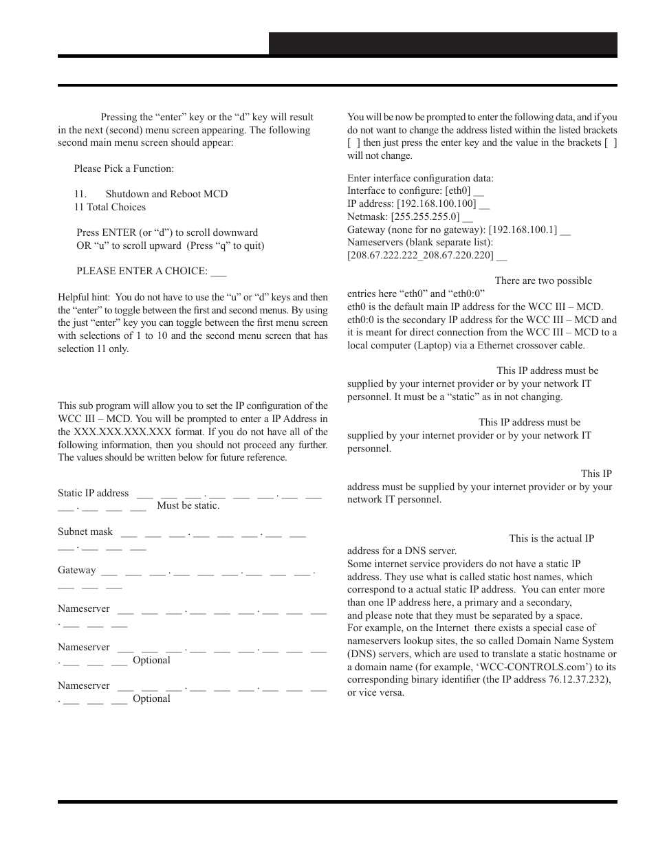 Wcc iii - mcd installation guide, Using the mcd-menu program | WattMaster WM-WCC3-TGD-01B User Manual | Page 601 / 846