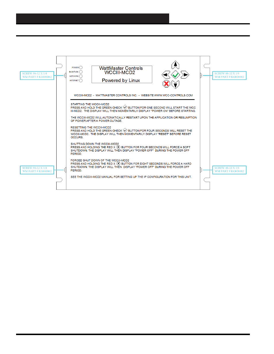 WattMaster WM-WCC3-TGD-01B User Manual | Page 632 / 846