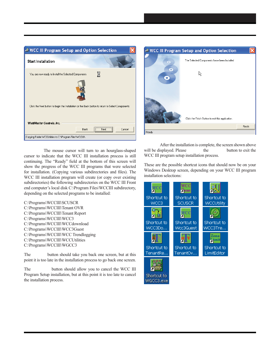 Initiating the system, Full wcc3 installation | WattMaster WM-WCC3-TGD-01B User Manual | Page 71 / 846