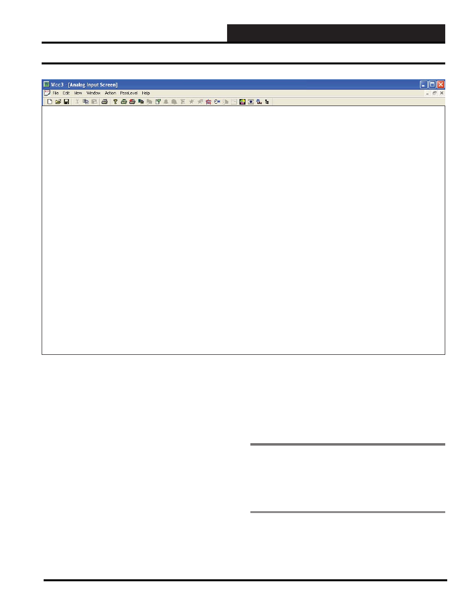 Sat 3p installation guide, Analog input screen | WattMaster WM-WCC3-TGD-01B User Manual | Page 741 / 846