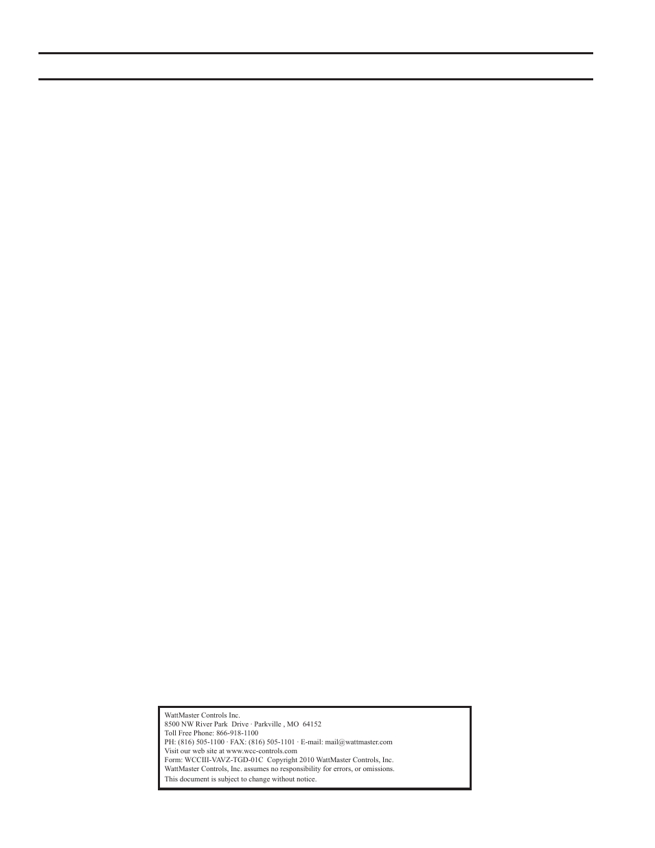 WattMaster WM-WCC3-TGD-01B User Manual | Page 770 / 846
