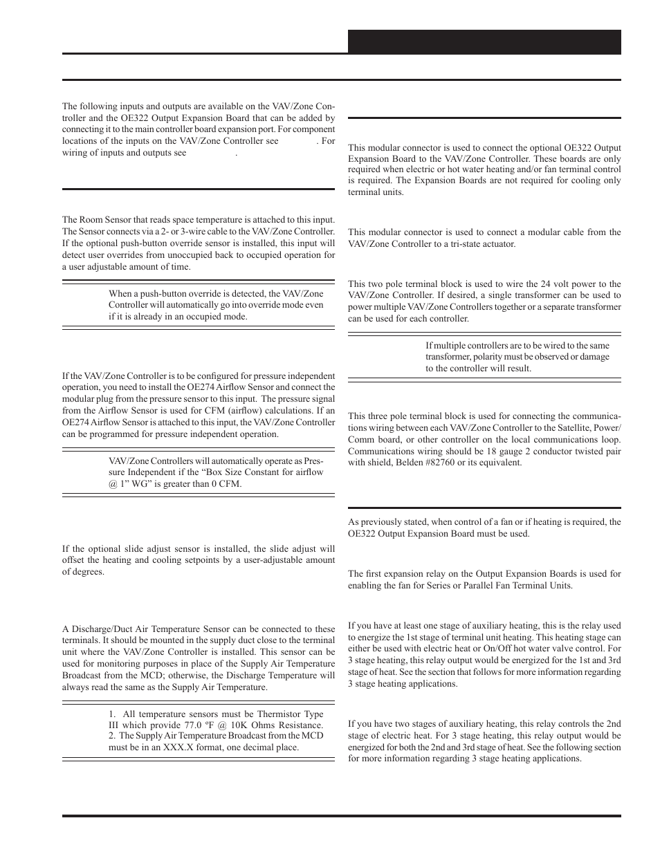 Controller inputs and outputs | WattMaster WM-WCC3-TGD-01B User Manual | Page 773 / 846