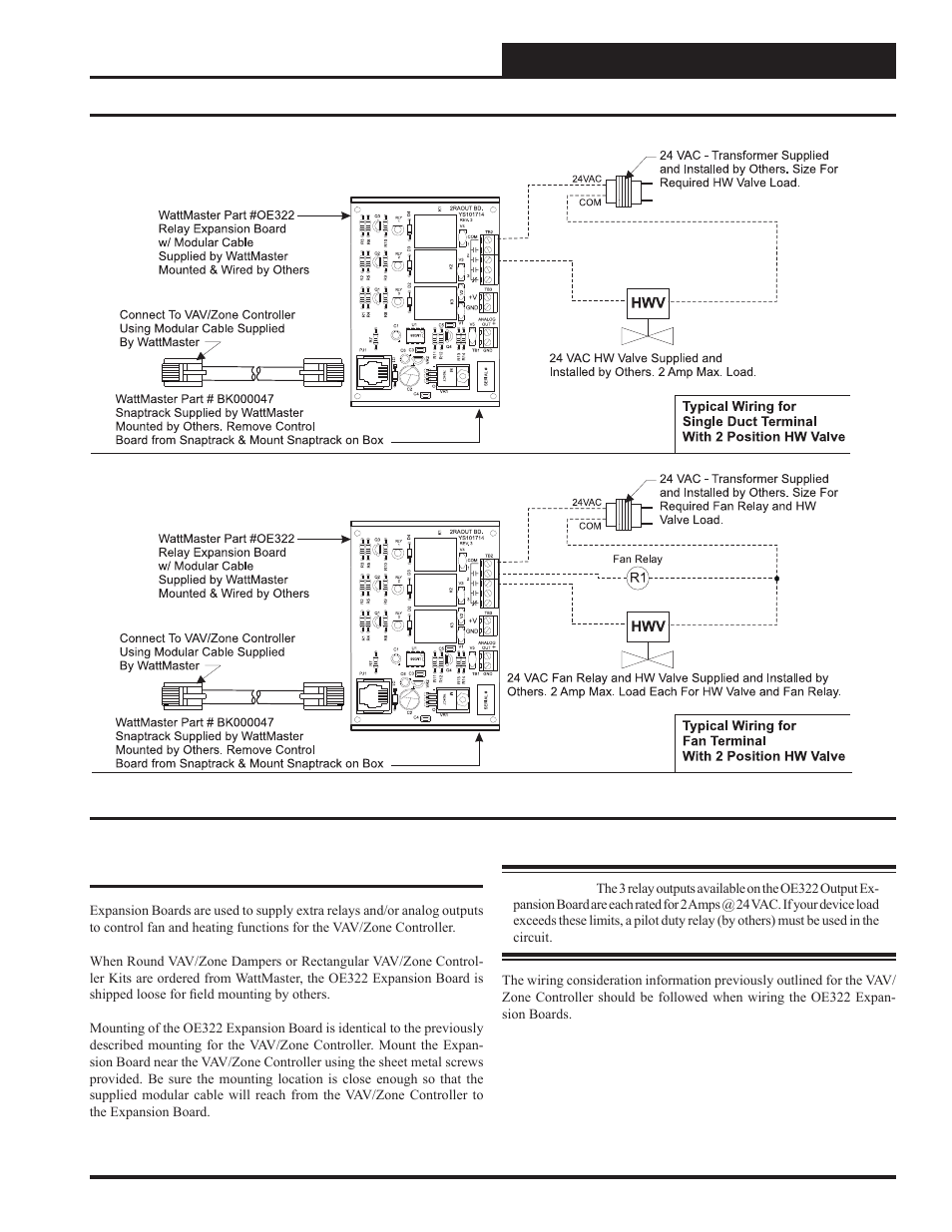 Expansion board installation & wiring | WattMaster WM-WCC3-TGD-01B User Manual | Page 779 / 846