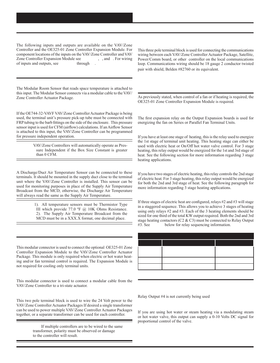 Inputs and outputs, Overview, Vav/zone controller analog inputs | Other controller connections | WattMaster WM-WCC3-TGD-01B User Manual | Page 812 / 846