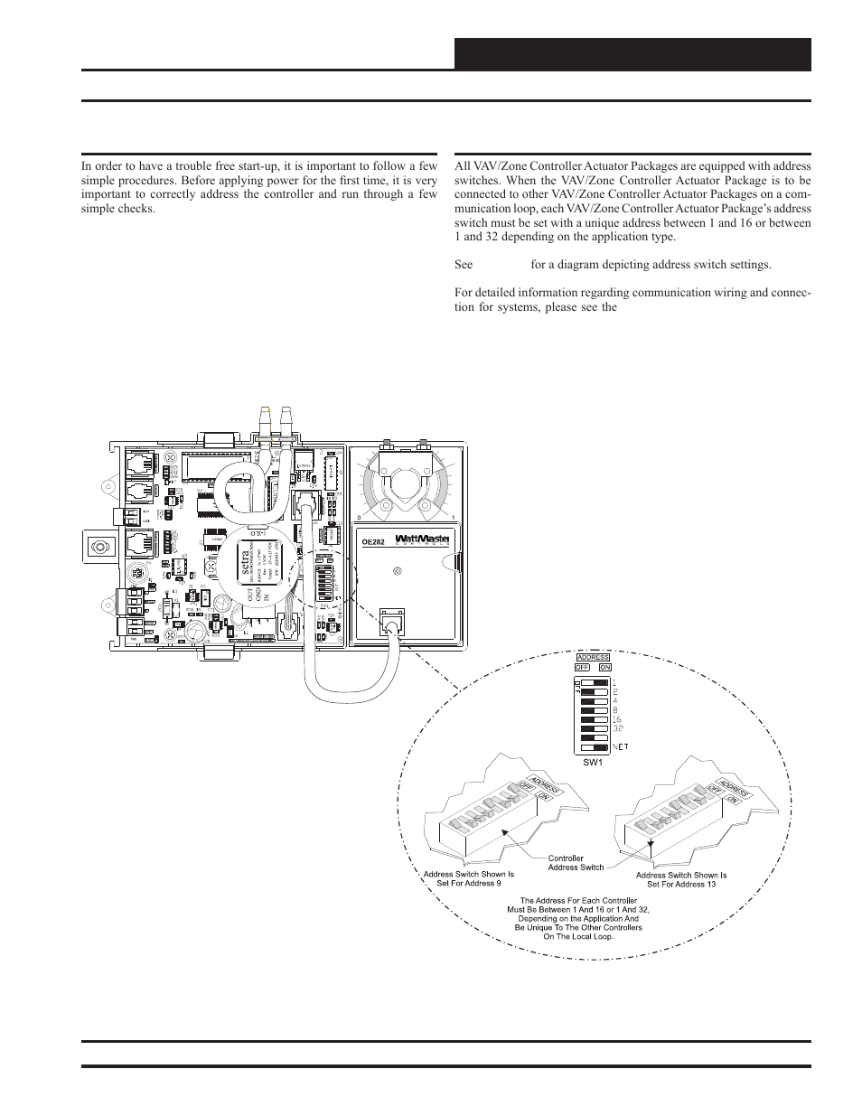 Addressing & powering up, Start-up & commissioning | WattMaster WM-WCC3-TGD-01B User Manual | Page 821 / 846