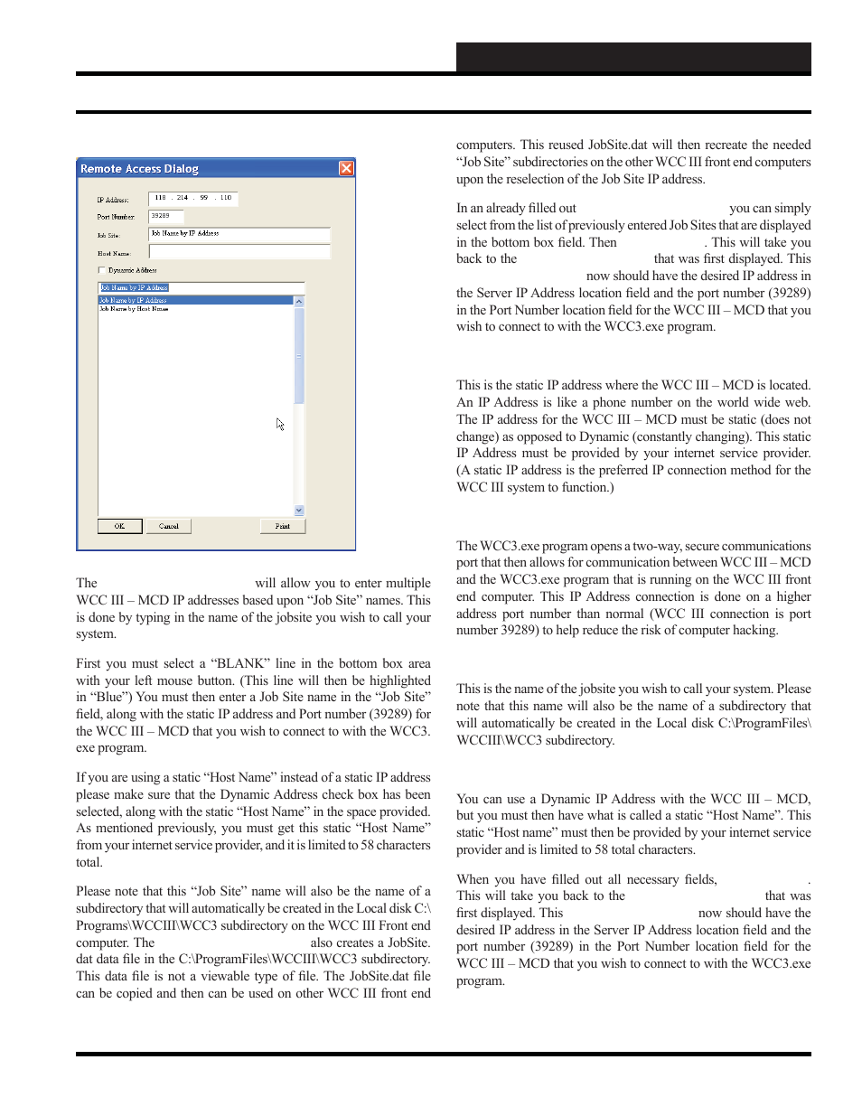 Initiating the system, Running the wcc3 program | WattMaster WCC III part 3 User Manual | Page 11 / 44