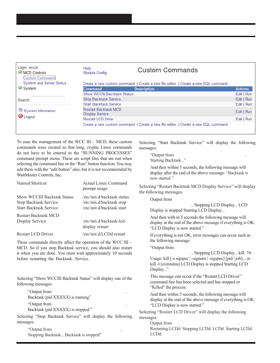 Initiating the system | WattMaster WCC III part 3 User Manual | Page 30 / 44