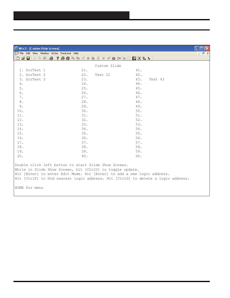 Wcc3.exe screen descriptions, Custom screens | WattMaster WCC III part 4 User Manual | Page 110 / 198