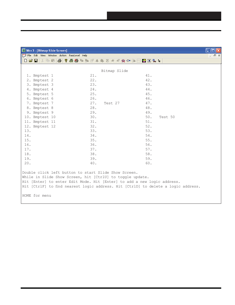 Wcc3.exe screen descriptions, Bitmap screens | WattMaster WCC III part 4 User Manual | Page 113 / 198