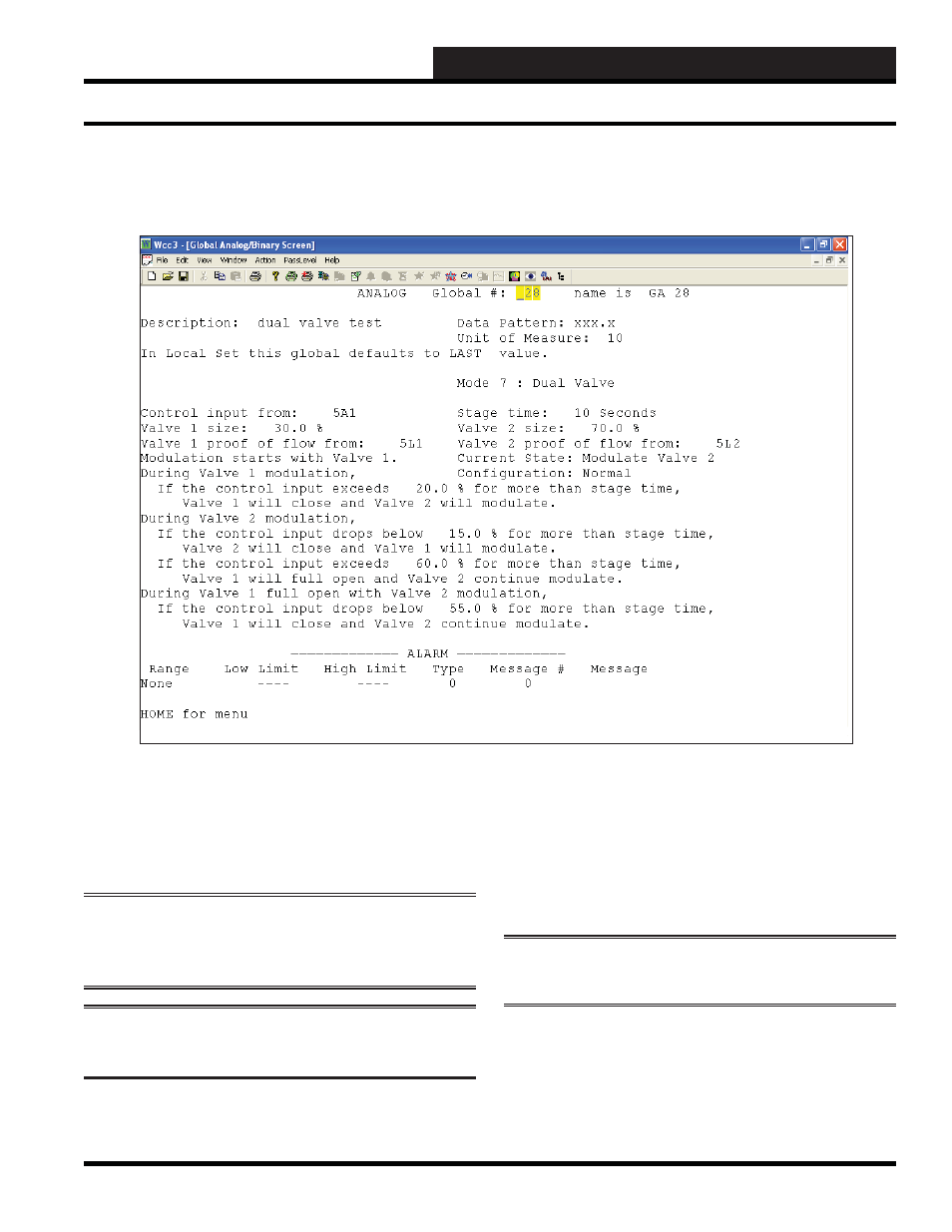 Analog global - dual valve mode | WattMaster WCC III part 4 User Manual | Page 153 / 198