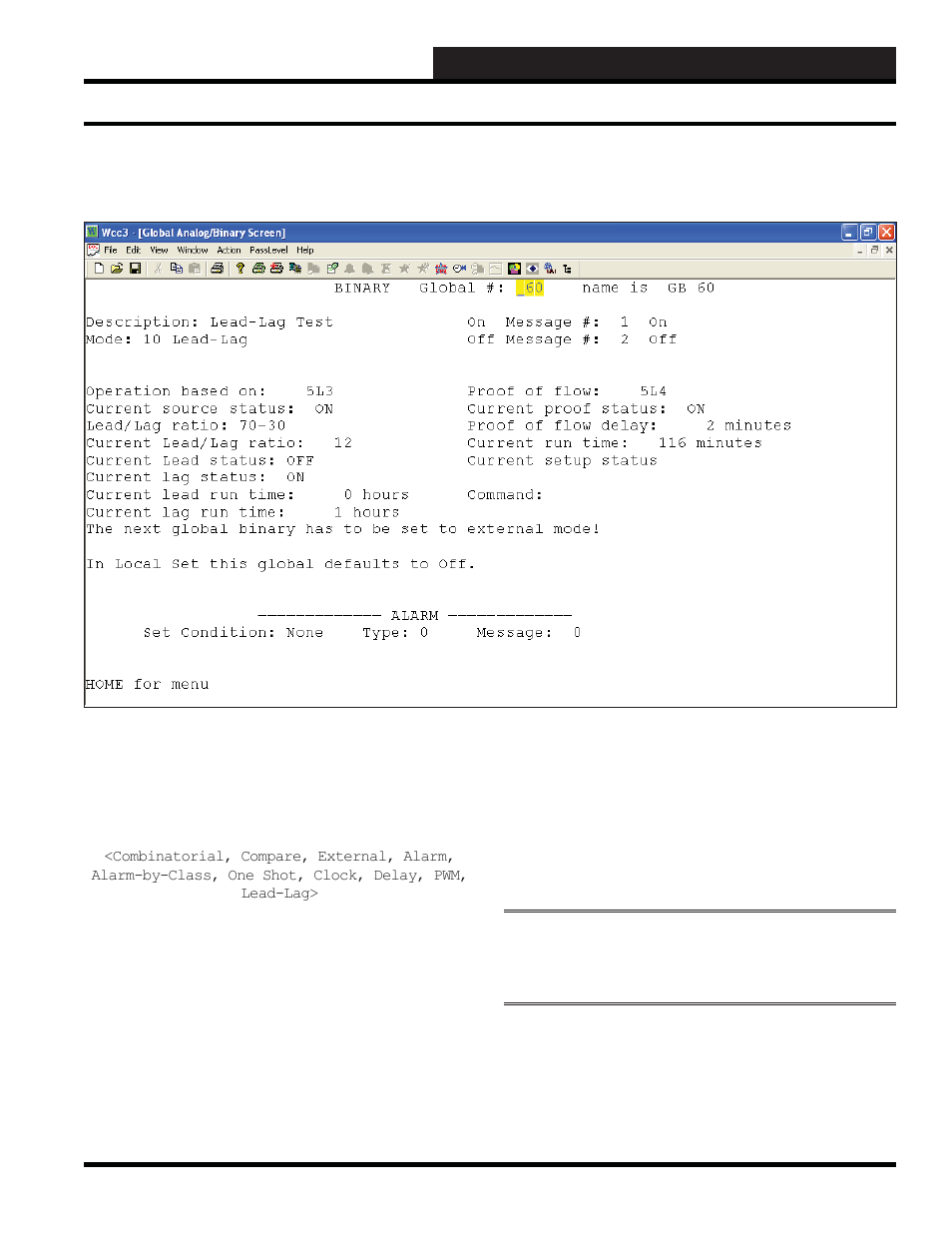 Wcc3.exe screen descriptions | WattMaster WCC III part 4 User Manual | Page 185 / 198